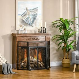 Folding Fireplace Screen(No shipments on weekends) (Option: default title)