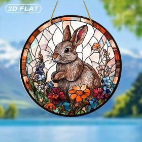 CIFbuy Acrylic Suncatcher Rainbow Window Decor Colorful Hanging Ornament Home Party Gift (TikTok, temu pick-up service) (Option: default title)